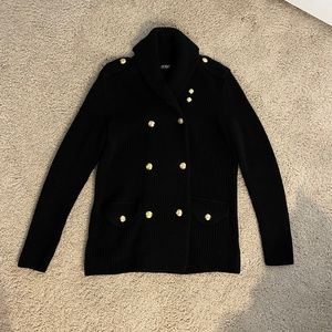 Ralph Lauren Military-Style Knit Cardigan - Medium